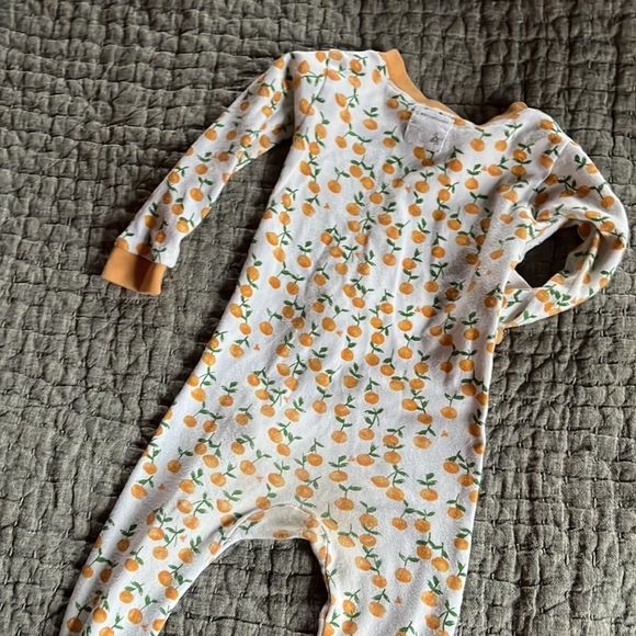 Pair of Burt’s Bees Footie Pajamas - Picture 11 of 11